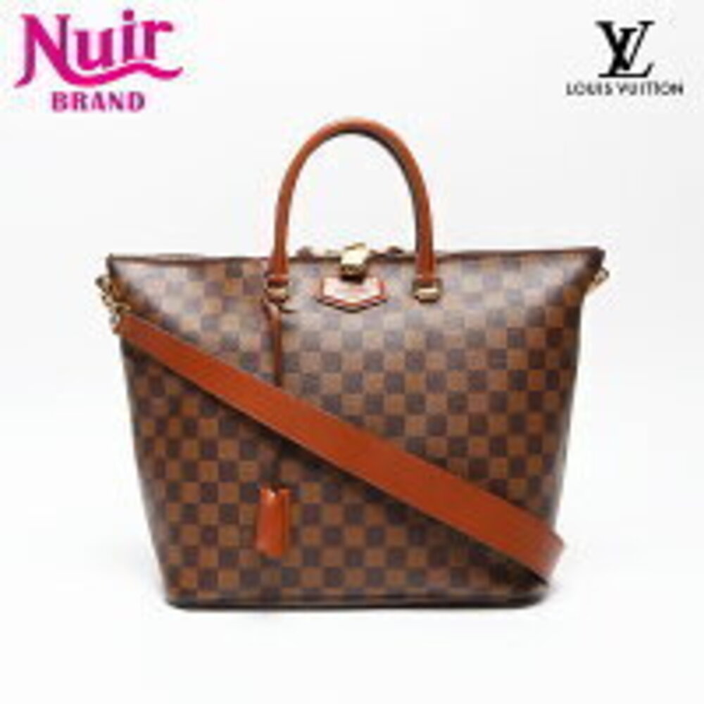 Louis Vuitton Damier Belmont Shoulder Bag Brown